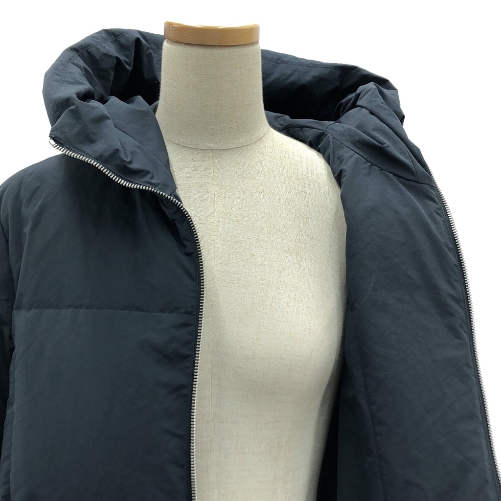 【美品】  JIL SANDER+ / ジルサンダープラス | 2020AW | フルジップ オーバー ダウン コート フーディ | 32 | ダークネイビー | レディース