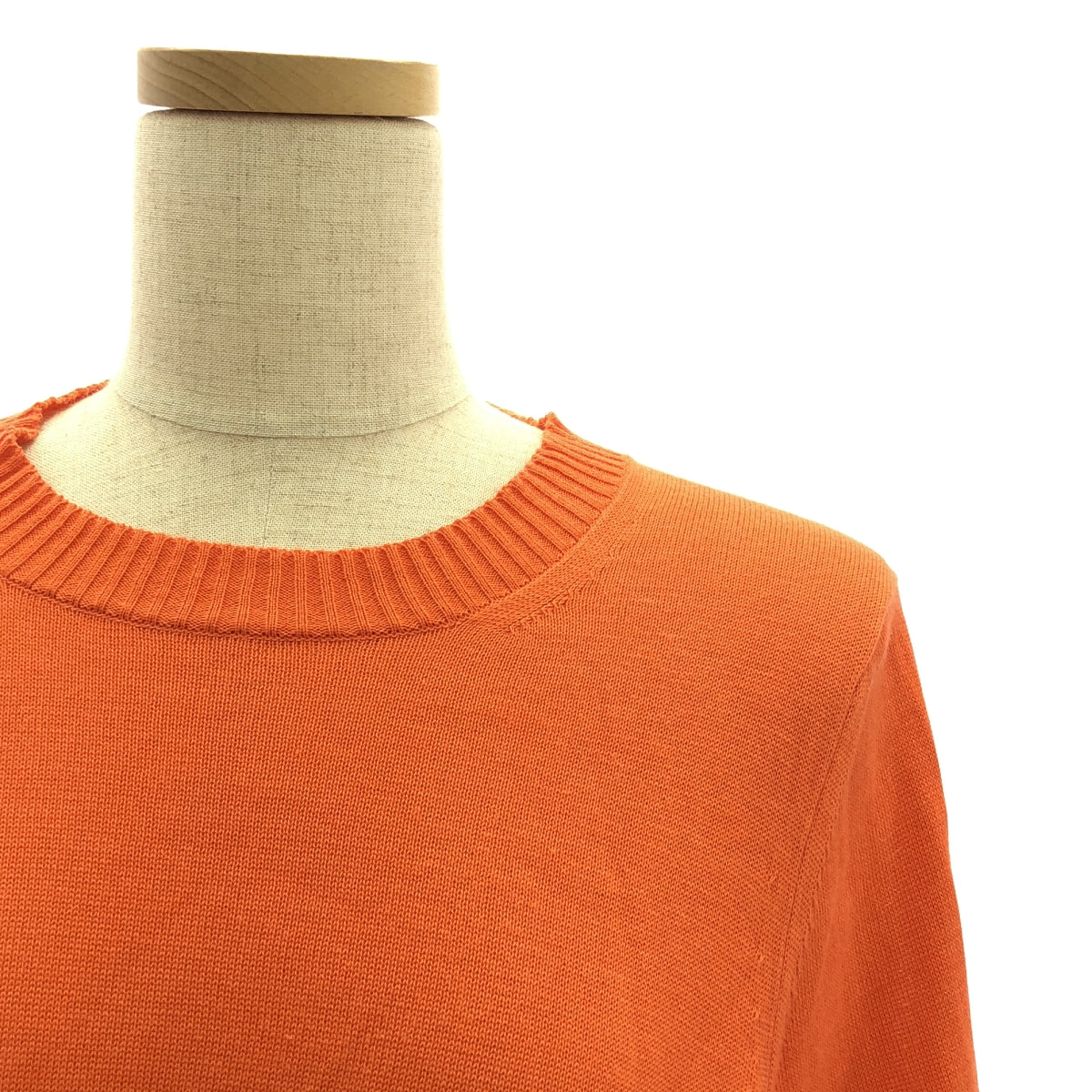 JUNYA WATANABE COMME des GARCONS / 渡邊淳也 | 2012春夏 |混合材料，不對稱，針織對接| XS |橙色 |女性的