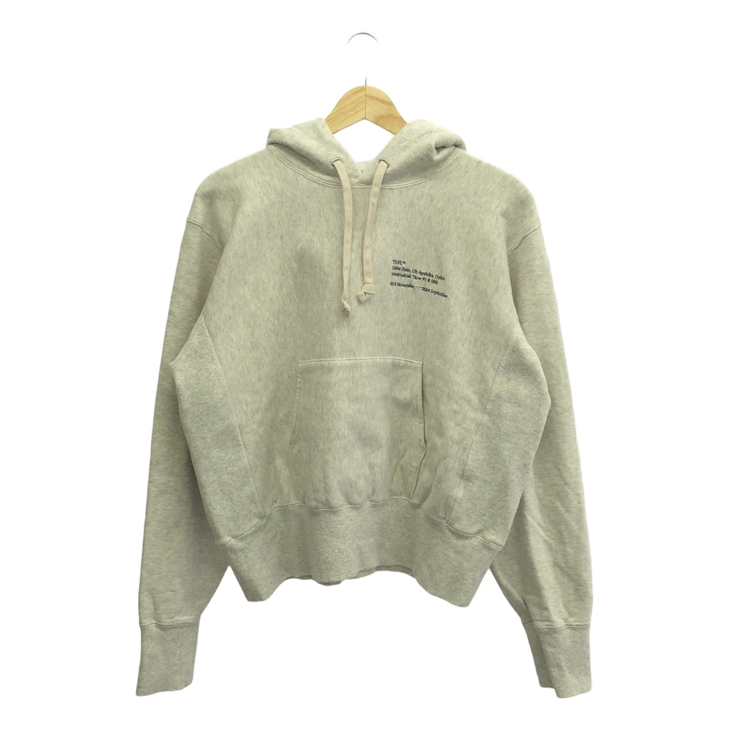 TODAYFUL / 투데이풀 | 2024AW | Useful Sweat Parka / 로고 | F | 회색 | 여성