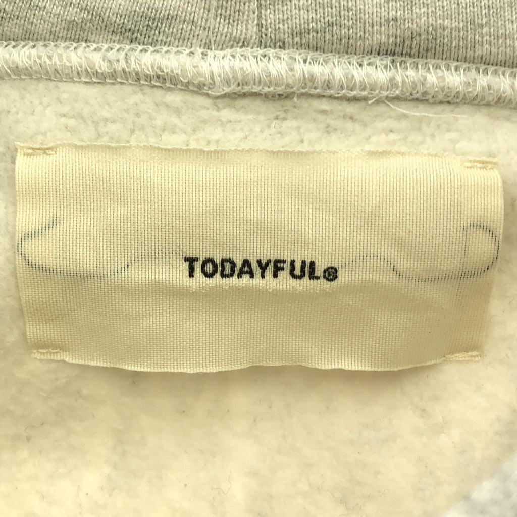 TODAYFUL / 투데이풀 | 2024AW | Useful Sweat Parka / 로고 | F | 회색 | 여성