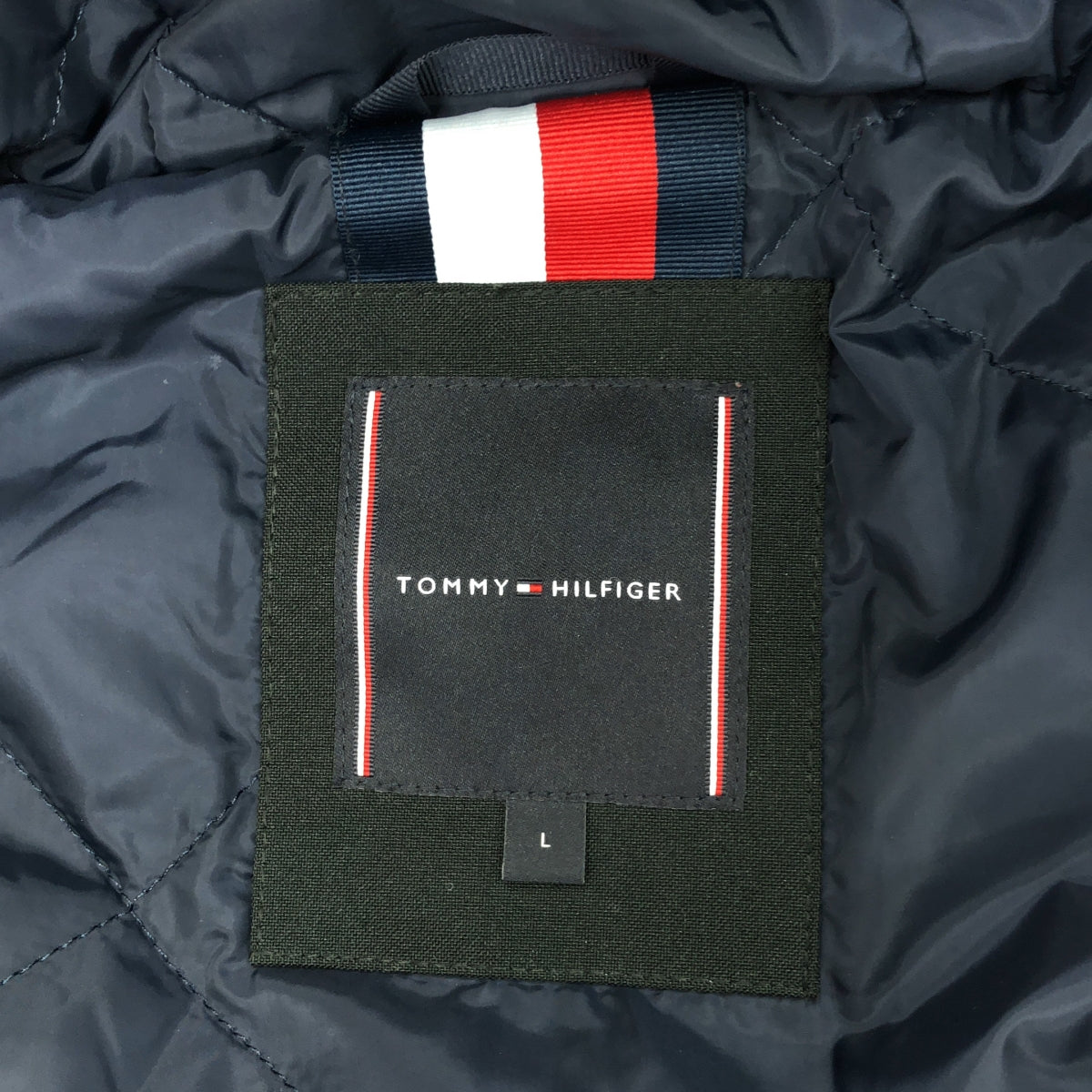 TOMMY HILFIGER / 토미 힐피거 | TH TECH 안솜 밀리터리 재킷 | 1 | 블랙 | 남성