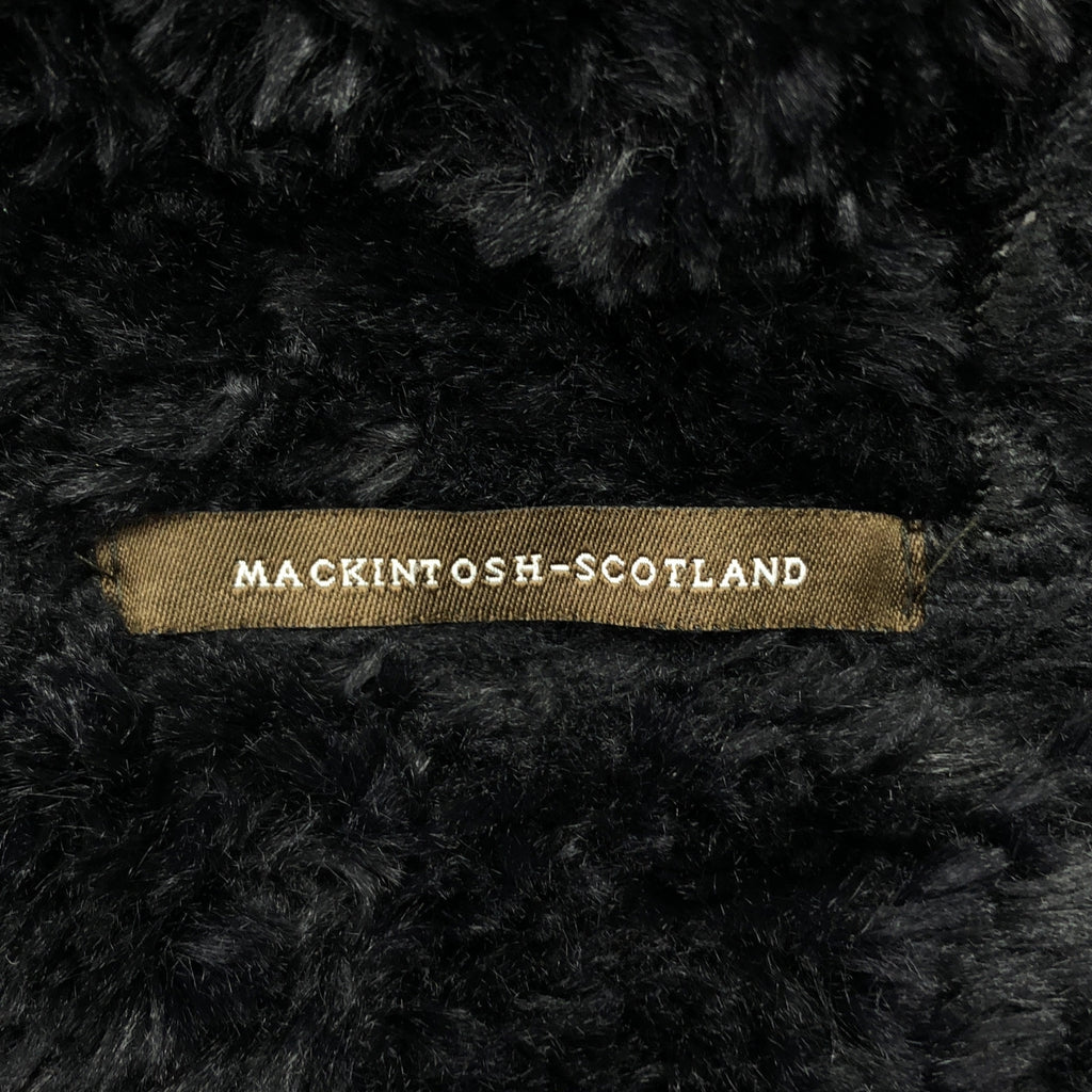 MACKINTOSH / マッキントッシュ | SCOTLAND フード ファー キルティングコート | 36 | ブラック | レディース