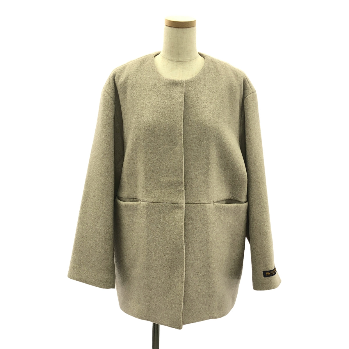 JOURNAL STANDARD relume | 2023AW | Superfine Beaver Crew Neck Coat | 38 | Women's