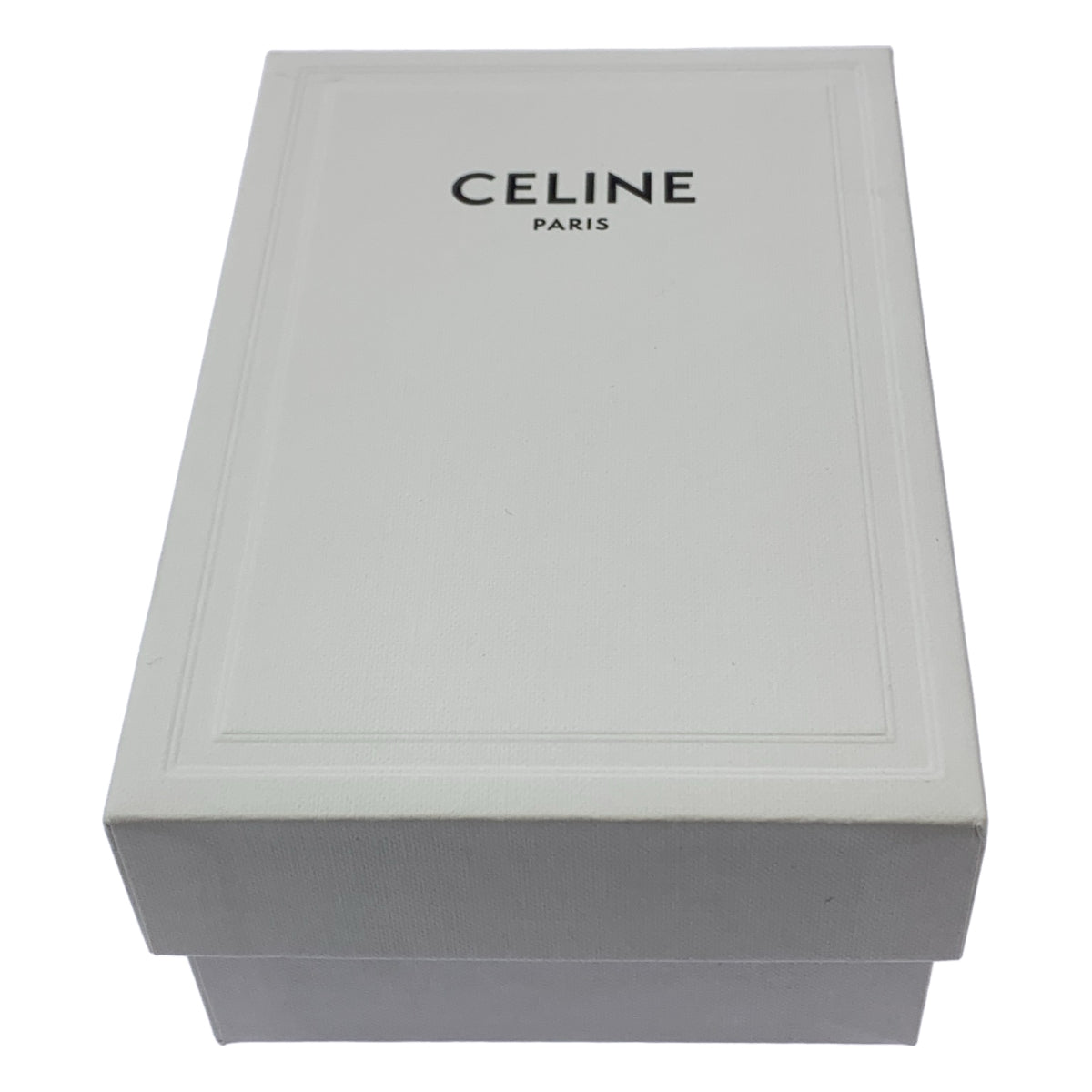 【美品】  CELINE / セリーヌ | レザー トリオンフ レオパード コンパクトウォレット 財布 | ダークブラウン | レディース