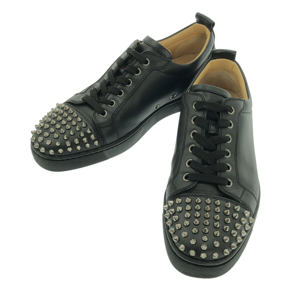 Christian Louboutin / クリスチャンルブタン | スタッズ レザー ローカットスニーカー | 40 1/2 | メンズ