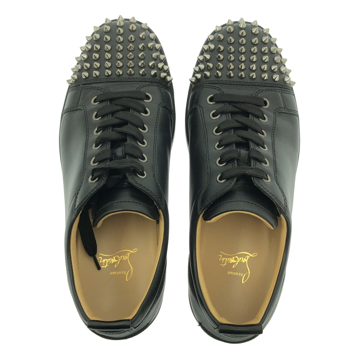 Christian Louboutin / クリスチャンルブタン | スタッズ レザー ローカットスニーカー | 40 1/2 | メンズ