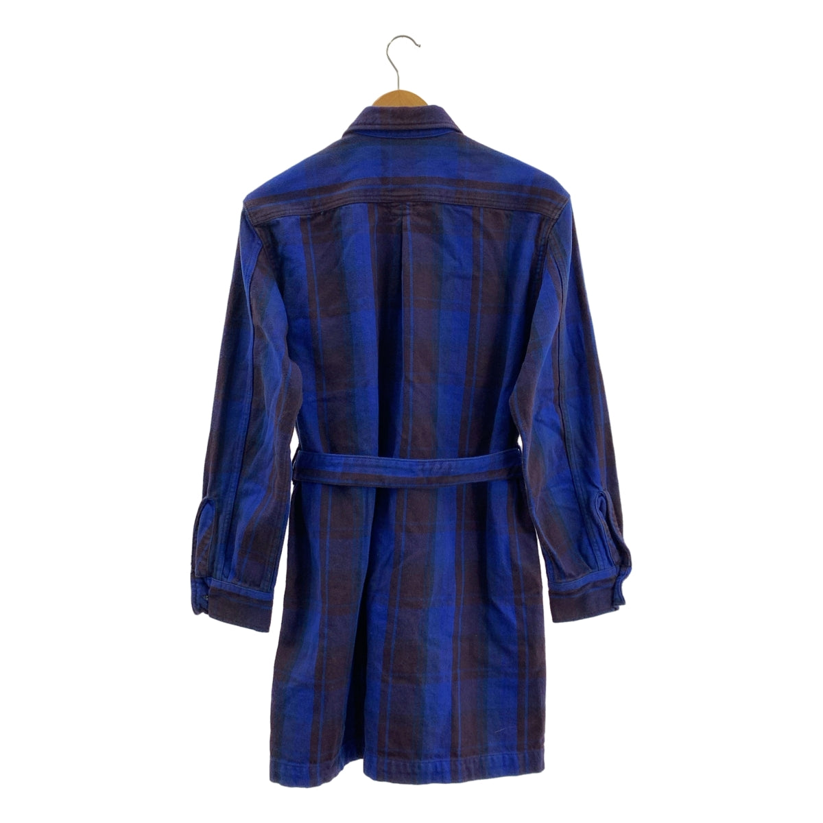 N.HOOLYWOOD / 엔 할리우드 | 코튼 체크 넬 셔츠 코트 | 36 |