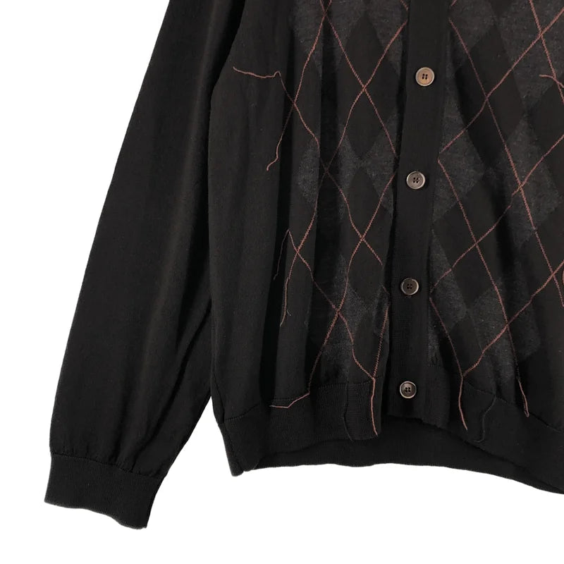 OUR LEGACY / アワーレガシー | 2025AW | EVENING POLO PUB ARGYLE アーガイル ニット カーディガン | 48 | メンズ