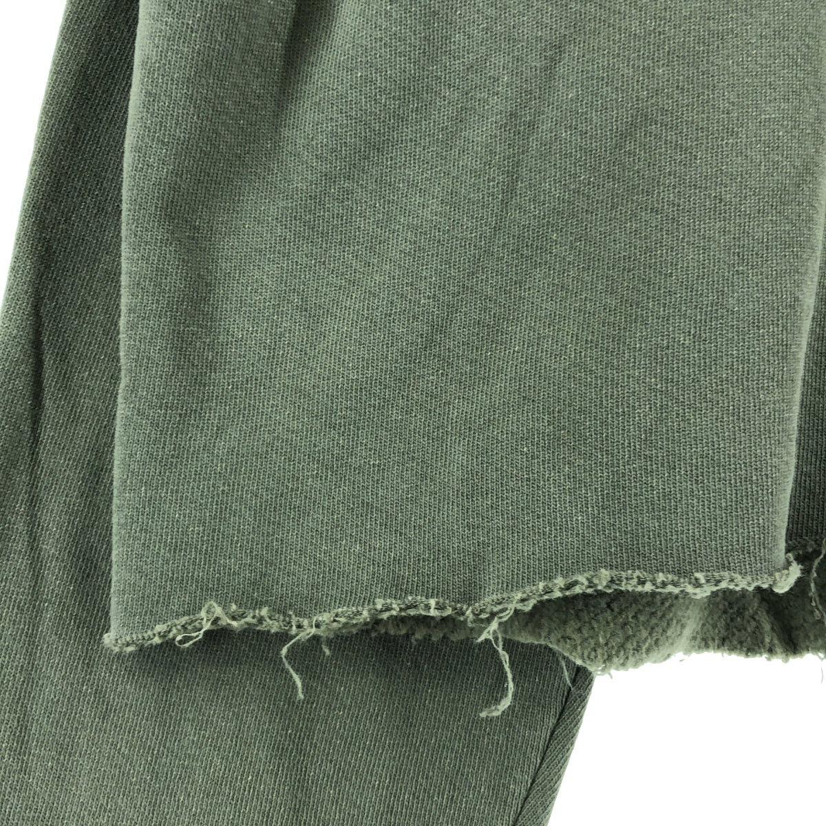 Maison Margiela / メゾンマルジェラ | 2023AW | Memory Of / ダメージ加工 カットオフ ロゴ クロップド スウェット | M | レディース