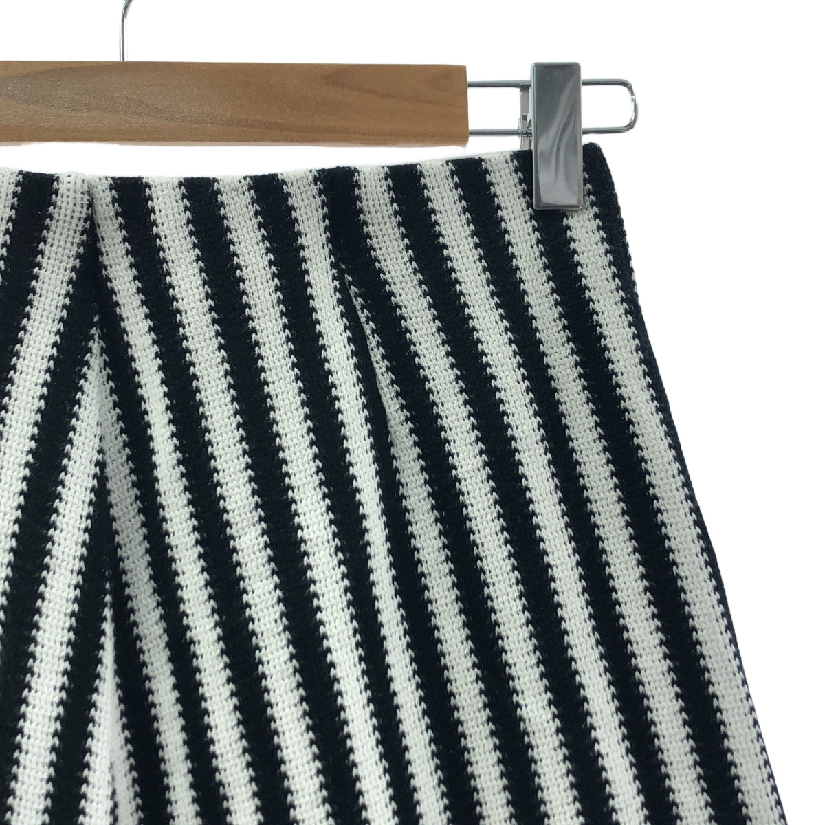 CITYSHOP / シティショップ | 2023SS | RUSSELL STRIPE SKIRT ラッセルストライプスカート | F | ブラック / ホワイト | レディース