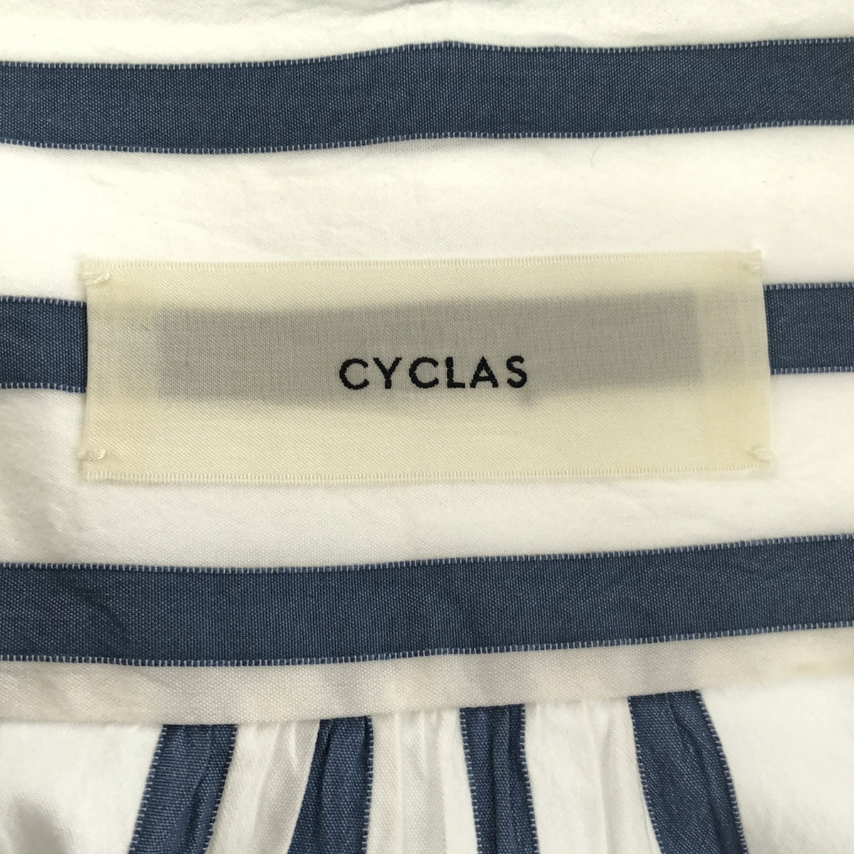 CYCLAS / シクラス | コットンシルク ストライプシャツ | 34 | レディース