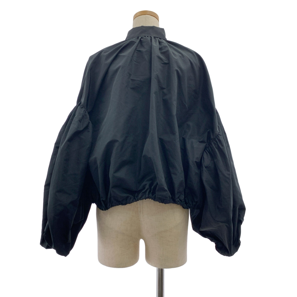 Deuxieme Classe / ドゥーズィエムクラス | 2023AW | × MSGM BLOUSE / ドローストリング ロゴボタン ボリュームスリーブ シャツ ブラウス | 40 | レディース