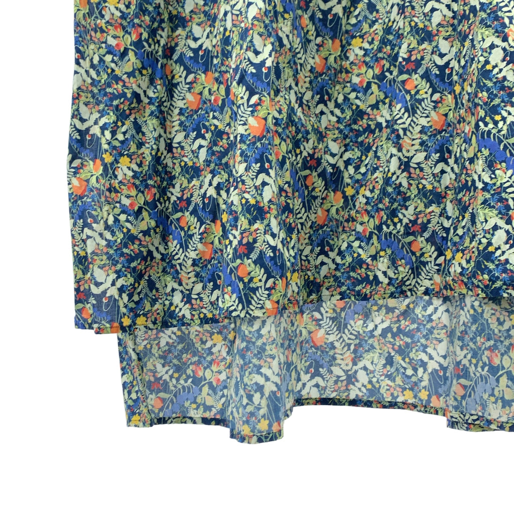 UNION LAUNCH / 유니온 런치 | × Ron Herman / 론하만 별주 리버티 프린트 플라워 밴드 칼라 반소매 셔츠 원피스 | F |