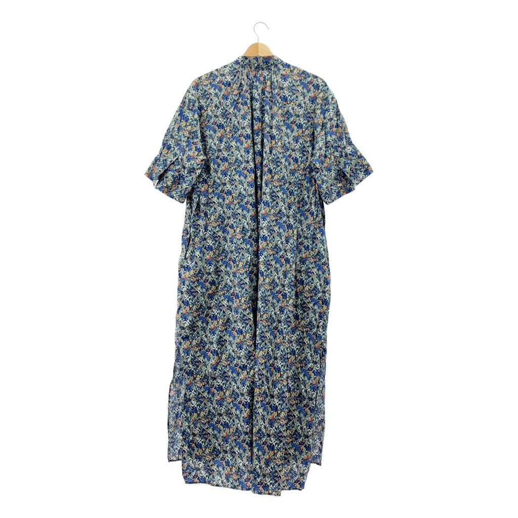 UNION LAUNCH / 유니온 런치 | × Ron Herman / 론하만 별주 리버티 프린트 플라워 밴드 칼라 반소매 셔츠 원피스 | F |