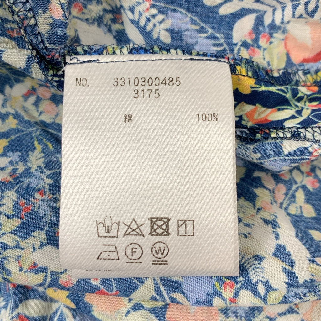 UNION LAUNCH / 유니온 런치 | × Ron Herman / 론하만 별주 리버티 프린트 플라워 밴드 칼라 반소매 셔츠 원피스 | F |