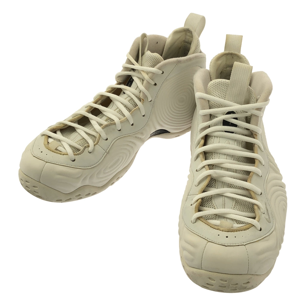 COMME des GARÇONS HOMME PLUS | x NIKE / Nike AIR FOAMPOSITE ONE SP / DJ7952-100 Foamposite One 皮革標誌運動鞋 | SHOPBOP尺寸 28.5 公分 |男士