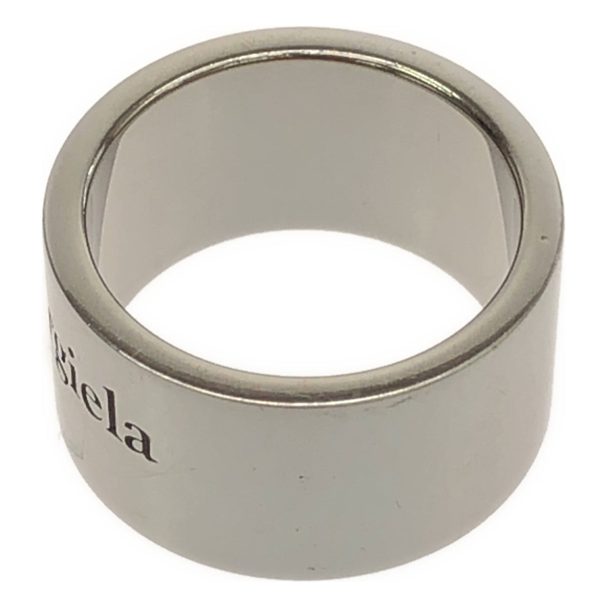 【美品】  Maison Margiela / メゾンマルジェラ | 2023SS | Logo Ring / 925 ロゴ リング / ユニセックス | 06 | シルバー | メンズ