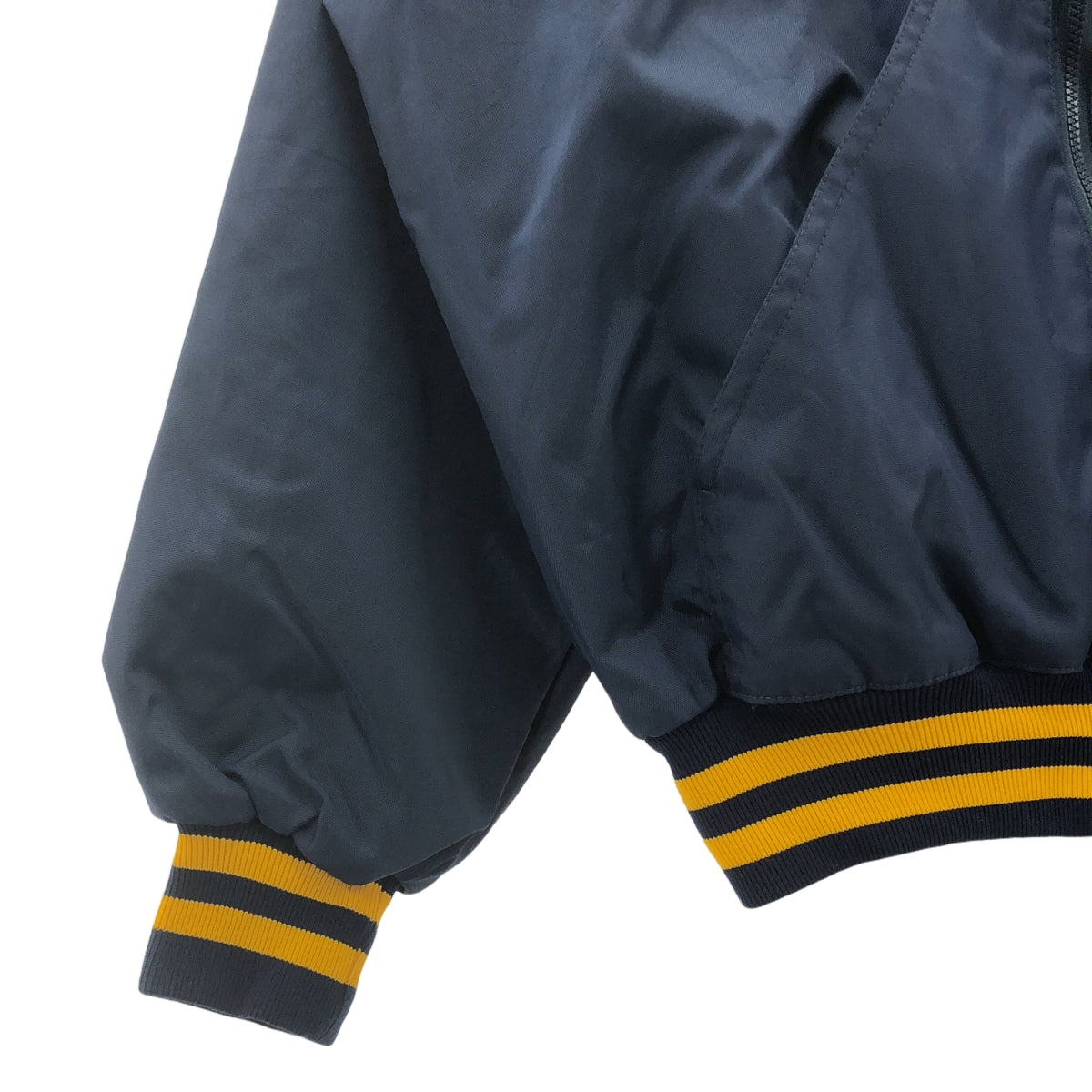 復古 / 復古服裝 | VIKING 90 年代美國製造連帽教練夾克 | M |海軍 |男士