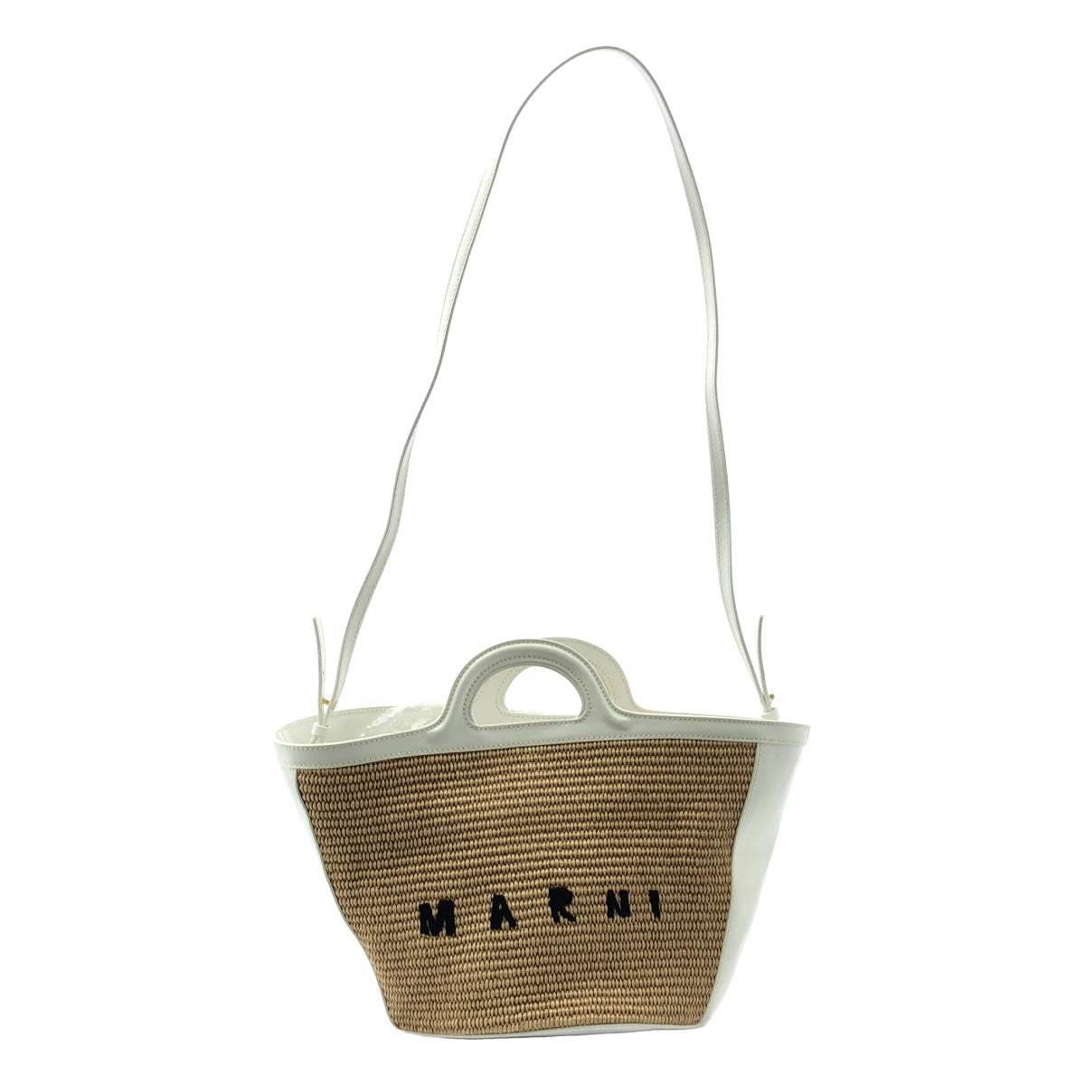 MARNI | 2023SS | 兩用 Tropicalia 夏季拉菲草單肩包 |