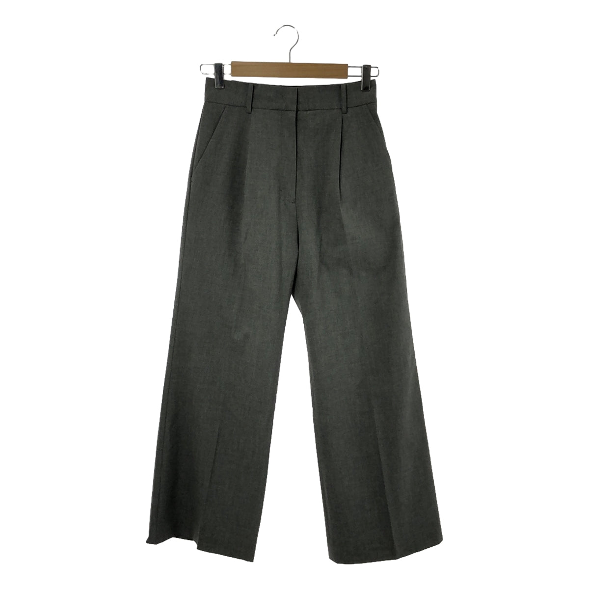 [Good Condition] SLOBE IENA | 2023AW | kivang wide slacks | 36 | Gray | Women's