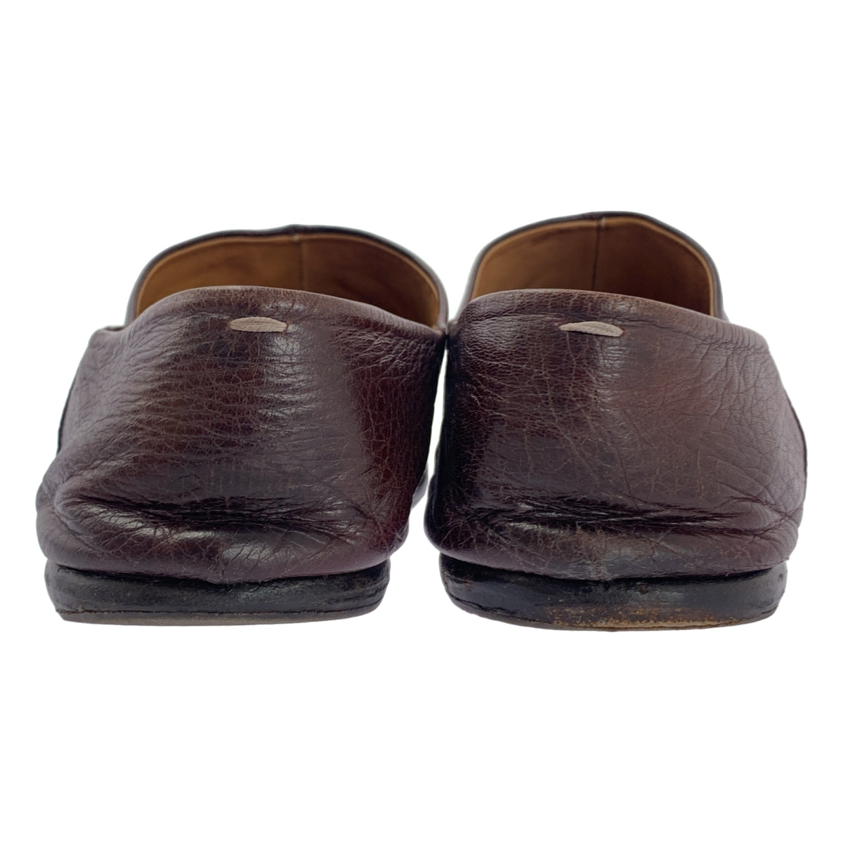 Maison Margiela | Tabi 一腳蹬皮鞋 | 尺寸 39 | 棕色 | 男款