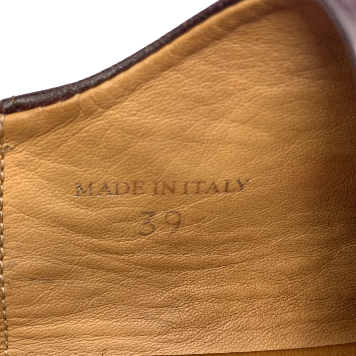 Maison Margiela / 메종 마르젤라 | TABI 타비 슬리폰 가죽 신발 | 39 | 브라운 | 남성