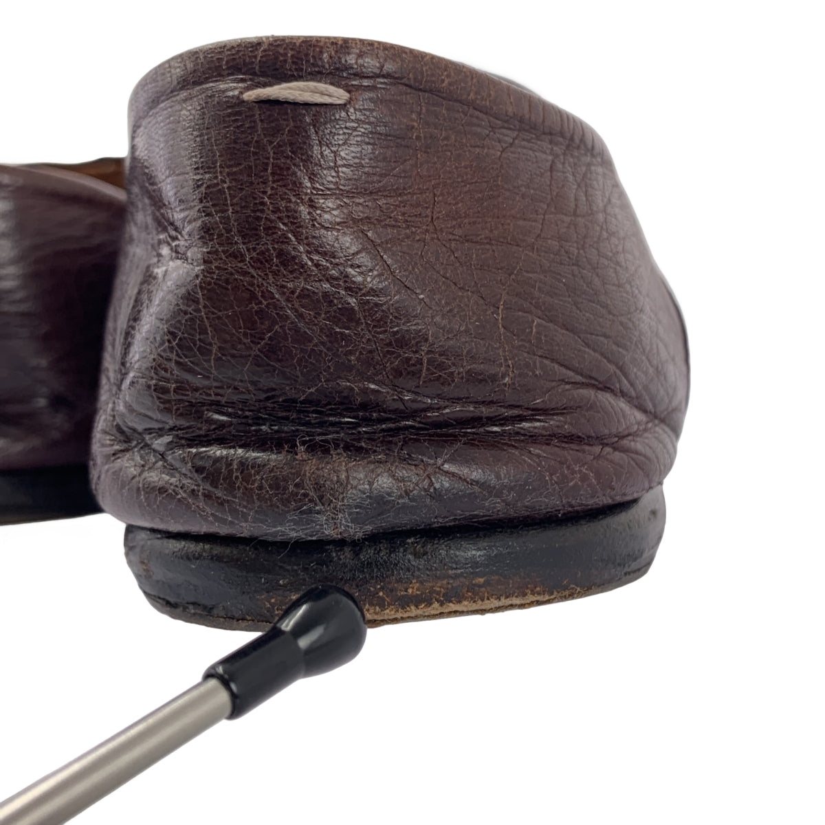 Maison Margiela / 메종 마르젤라 | TABI 타비 슬리폰 가죽 신발 | 39 | 브라운 | 남성