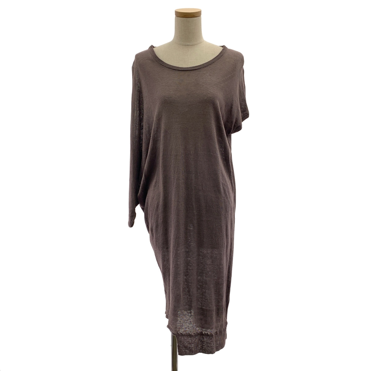 MM6 Maison Martin Margiela / MM6 Maison Martin Margiela | 2012SS | 亞麻不對稱洋裝 | S | 紫色系 | 女款