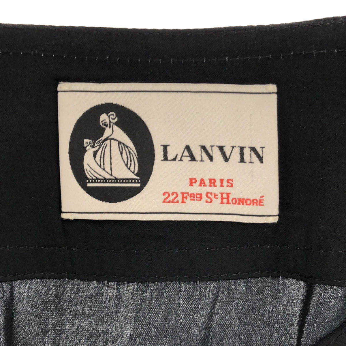 LANVIN / 람방 | 코사지 첨부 튜닉 탑스 | 36 | 블랙 | 여성