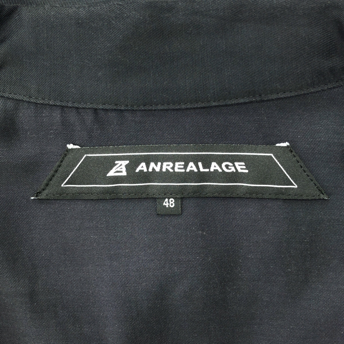 ANREALAGE | 老鷹刺繡人造絲棉開領襯衫 | 尺寸 48 | 男款