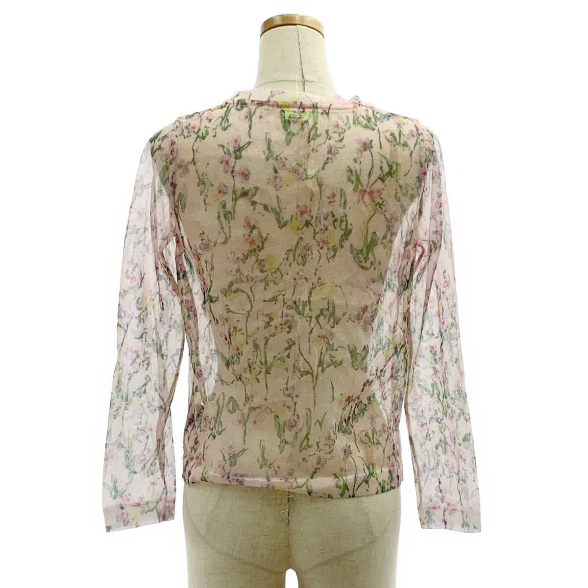 【美品】  ODAKHA / オダカ | 2025SS | 総柄 シアー ブラウス カットソー | 1 | ピンク | レディース