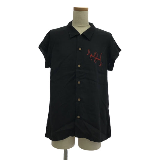 HYSTERIC GLAMOUR / Hysteric Glamour | × MICHAEL JACKSON / THRILLER / Rayon back print open collar shirt | M | Men's