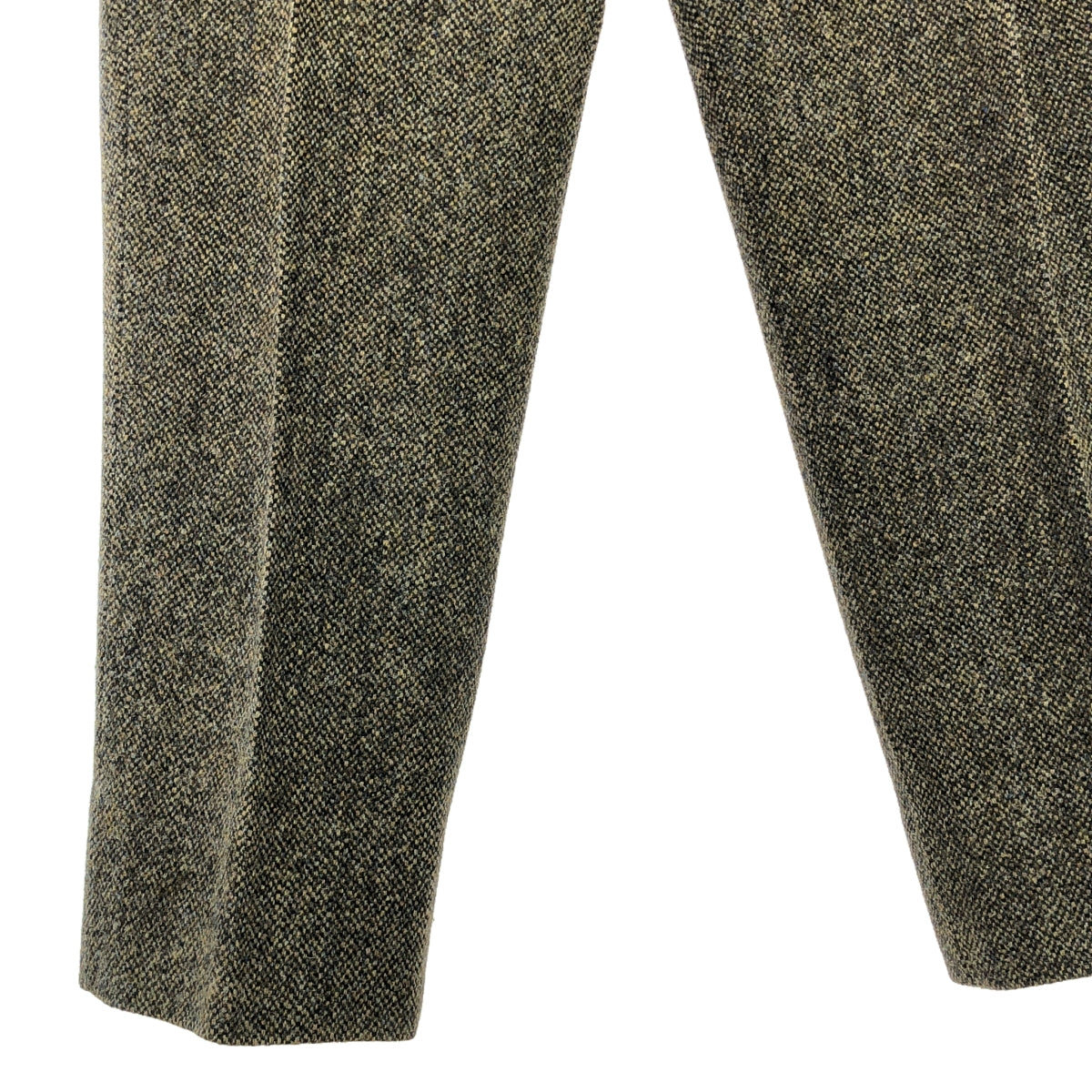 PAPAS / パパス | ×Harris Tweed ハリスツイード ウール 2タック テーパードパンツ | XL | メンズ