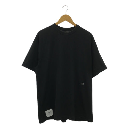 WTAPS / Double Taps | 2023SS | BIRTH SS POLY One-point embroidery pique T-shirt | 04 | Black | Men's