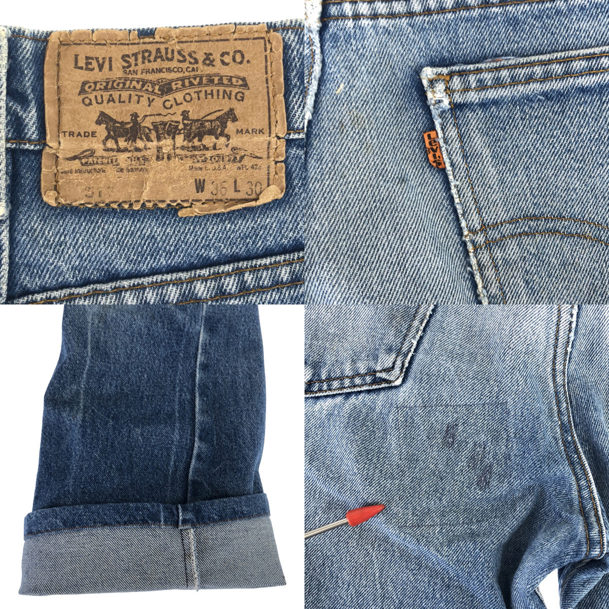 Levi's / リーバイス | 80s ヴィンテージ USA製 517-0217 ブーツカット デニムパンツ | 36 | メンズ – KLD