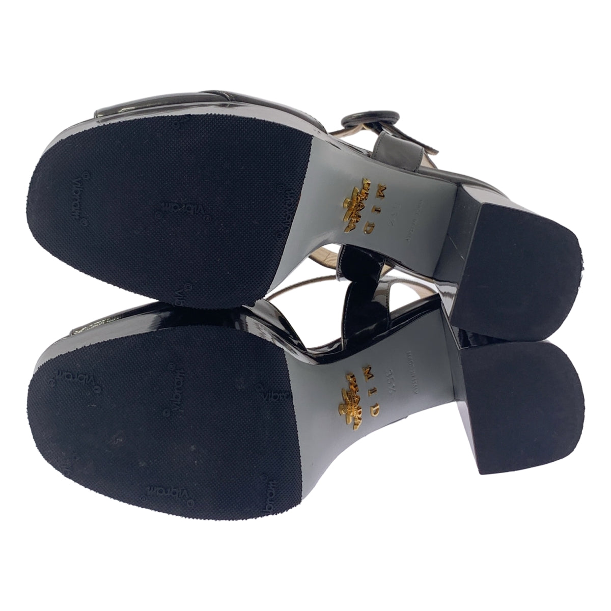 PRADA | 交叉跟帶涼鞋 | 35 1/2 | 綠色 | 女款