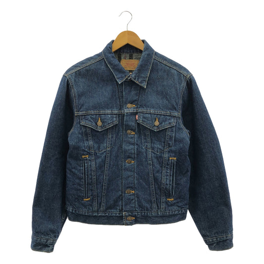 Levi's | 90s Vintage 70506-0316 Blanketed Denim Trucker Jacket Engraved 527 | 40 | Men's