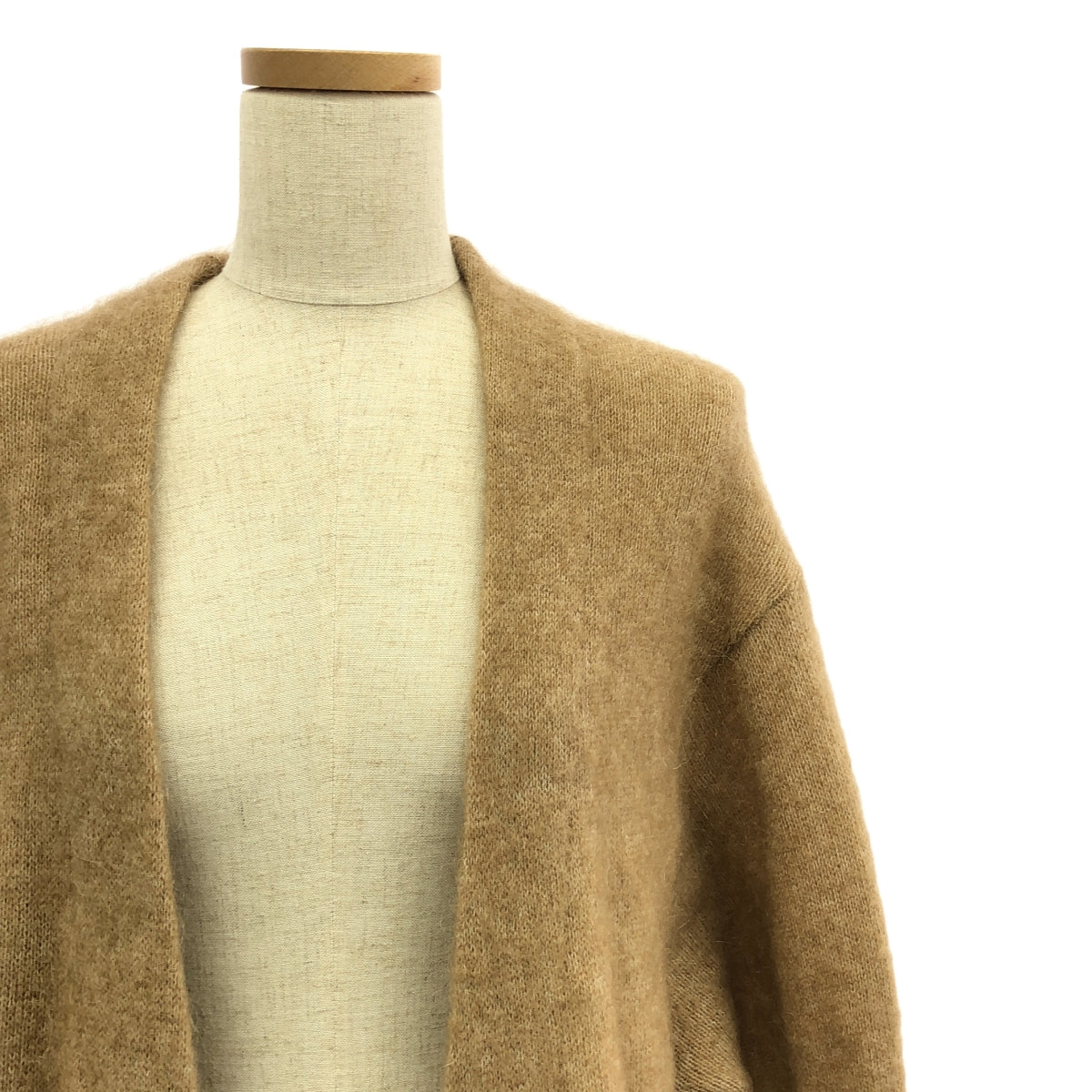 Acne Studios / アクネストゥディオズ | RAYA MOHAIR モヘヤニット ロングカーディガン | XS | ブラウン | レディース