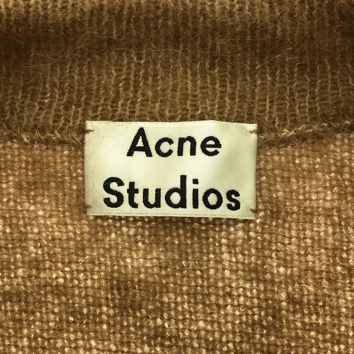 Acne Studios / 여드름 스튜디오 | RAYA MOHAIR 모헤야 니트 롱 카디건 | XS | 브라운 | 여성