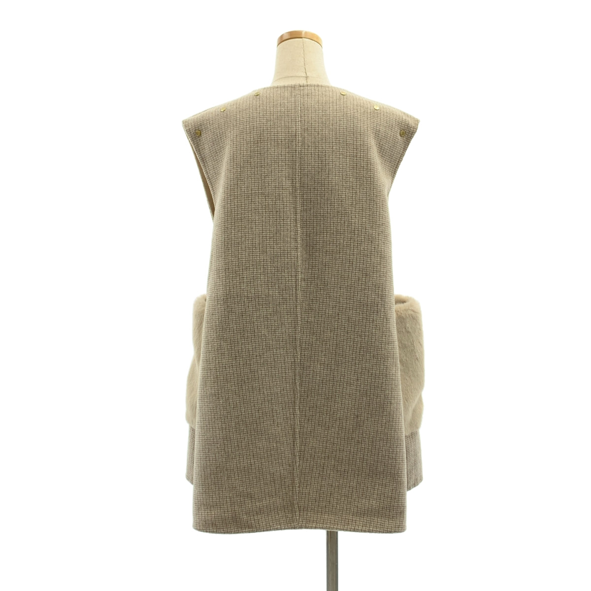 SEVEN TEN by MIHO KAWAHITO | 雙面三穿皮草馬甲 | XS | 女款