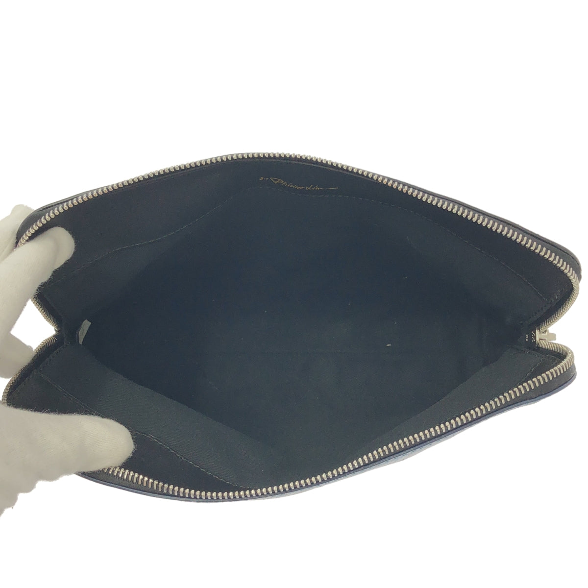 3.1 Phillip Lim / スリーワンフィリップリム | MINUTE COSMETIC ZIP 2トーン クラッチバッグ |