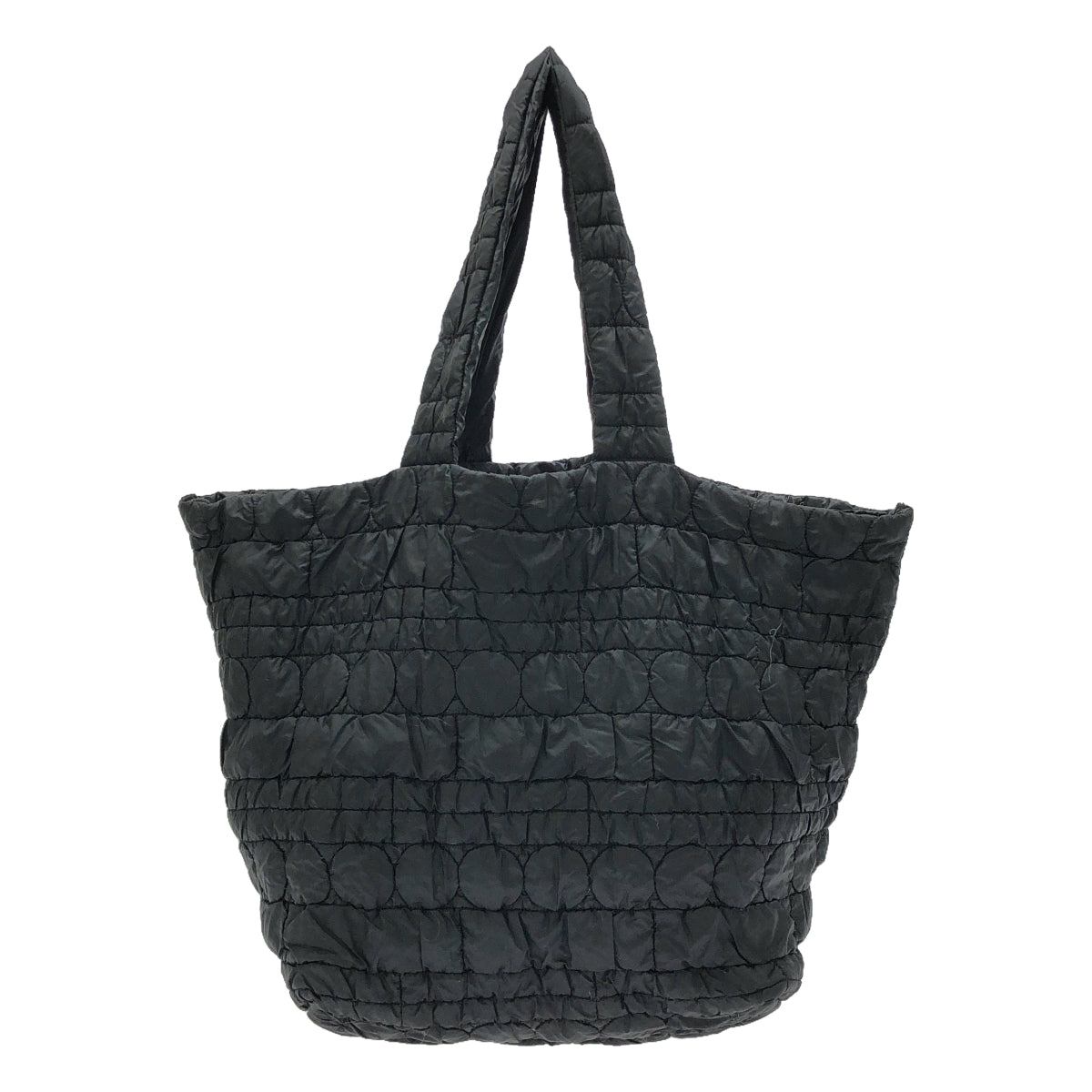 【美品】  DANIELA GREGIS / ダニエラグレジス | big bag / キルティング トートバッグ / 手提げバッグ付き | ブラック | レディース
