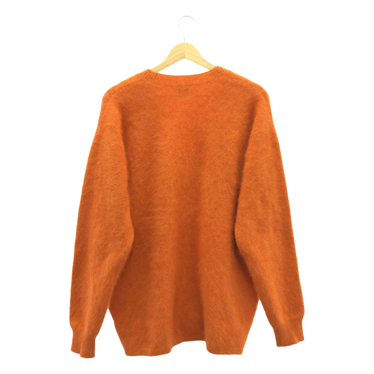 【미품】 Ron Herman / 론하만 | Raccoon Knit Cardigan 라쿤 가디건 | S | 오렌지 | 남성