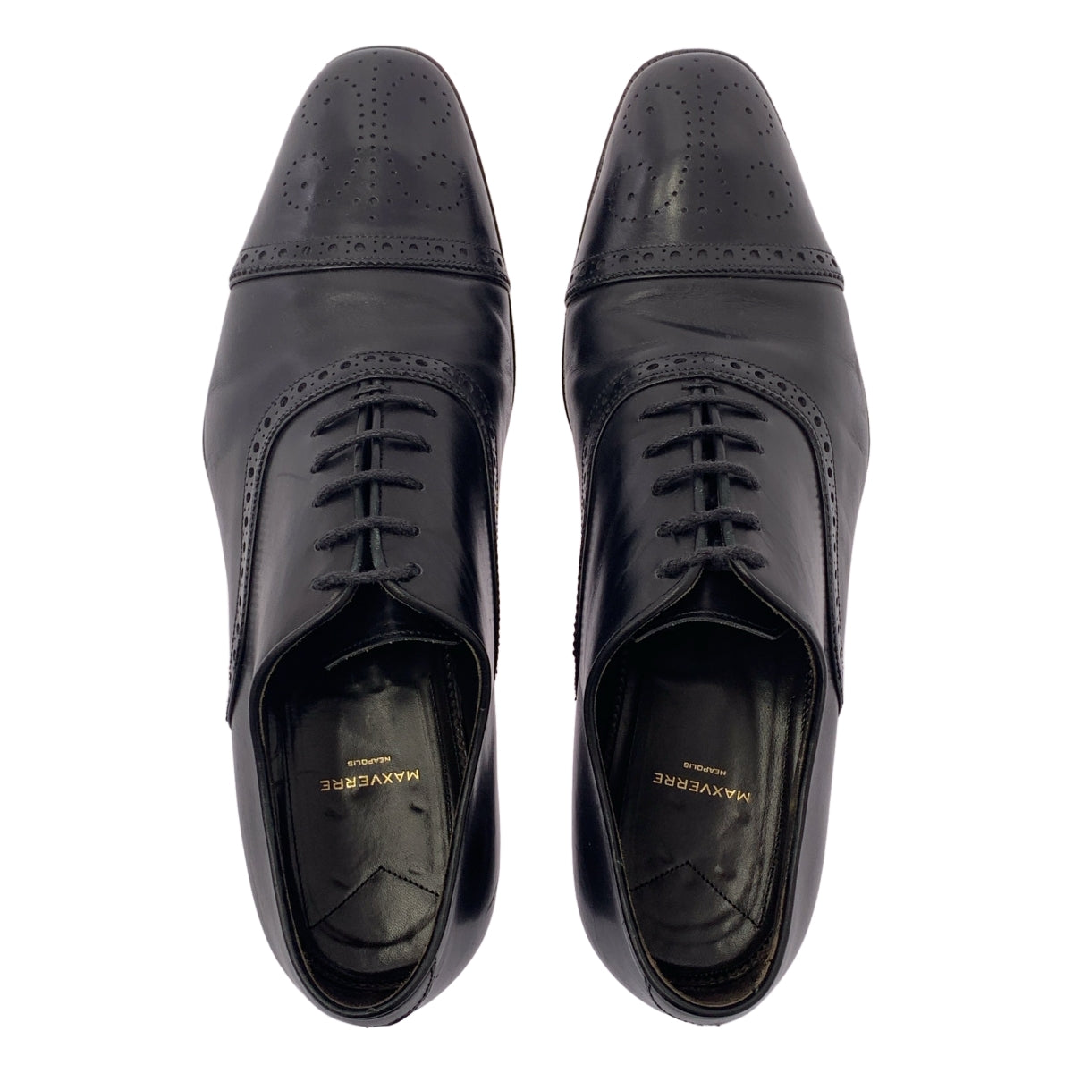 MAXVERRE / マックスヴェッレ | レザー レースアップ ドレスシューズ | 7.5 | メンズ