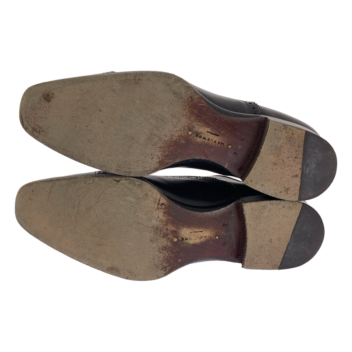 MAXVERRE / マックスヴェッレ | レザー レースアップ ドレスシューズ | 7.5 | メンズ