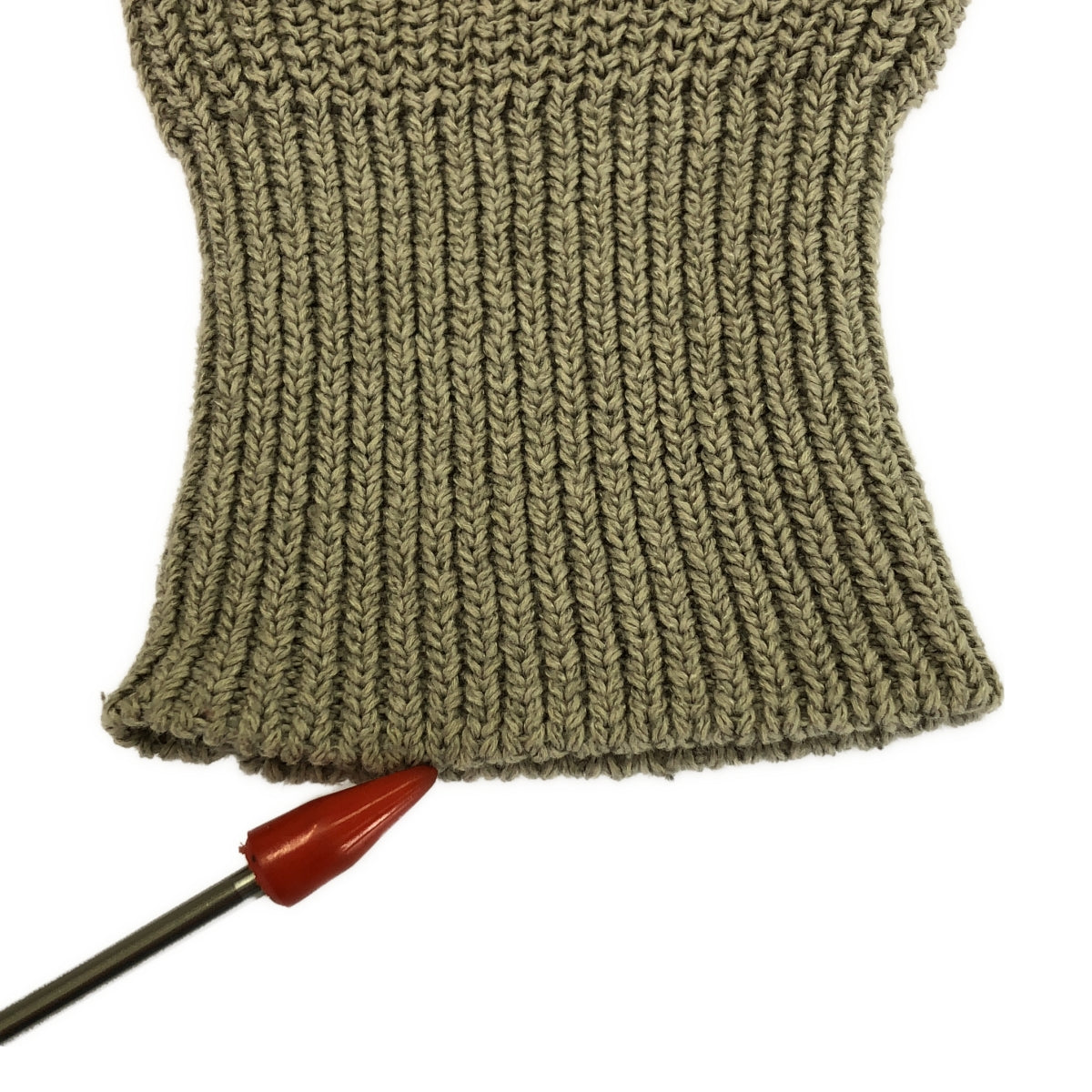 N.O.R.C / ノーク | 片畦ニットVネックカーディガン | 1 | ベージュ | レディース