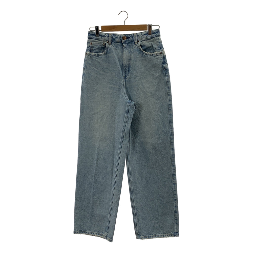 RED CARD / レッドカード | Dakota / ダコタ ダメージ加工 ワイド デニムパンツ | 25 | インディゴブルー | レディース