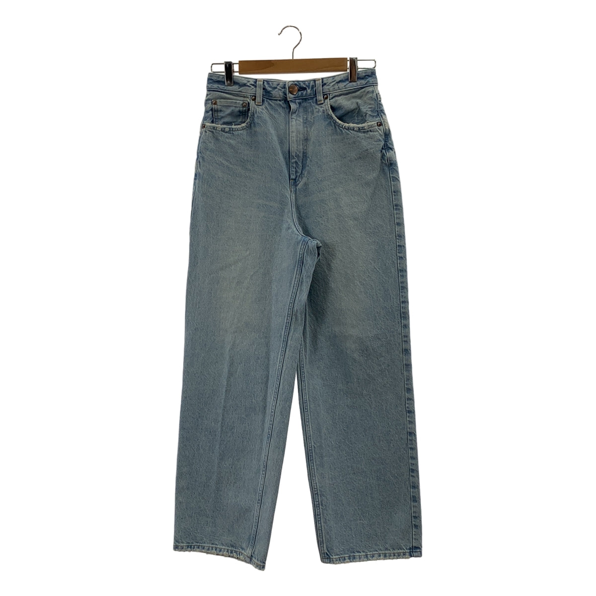 RED CARD / レッドカード | Dakota / ダコタ ダメージ加工 ワイド デニムパンツ | 25 | インディゴブルー | レディース