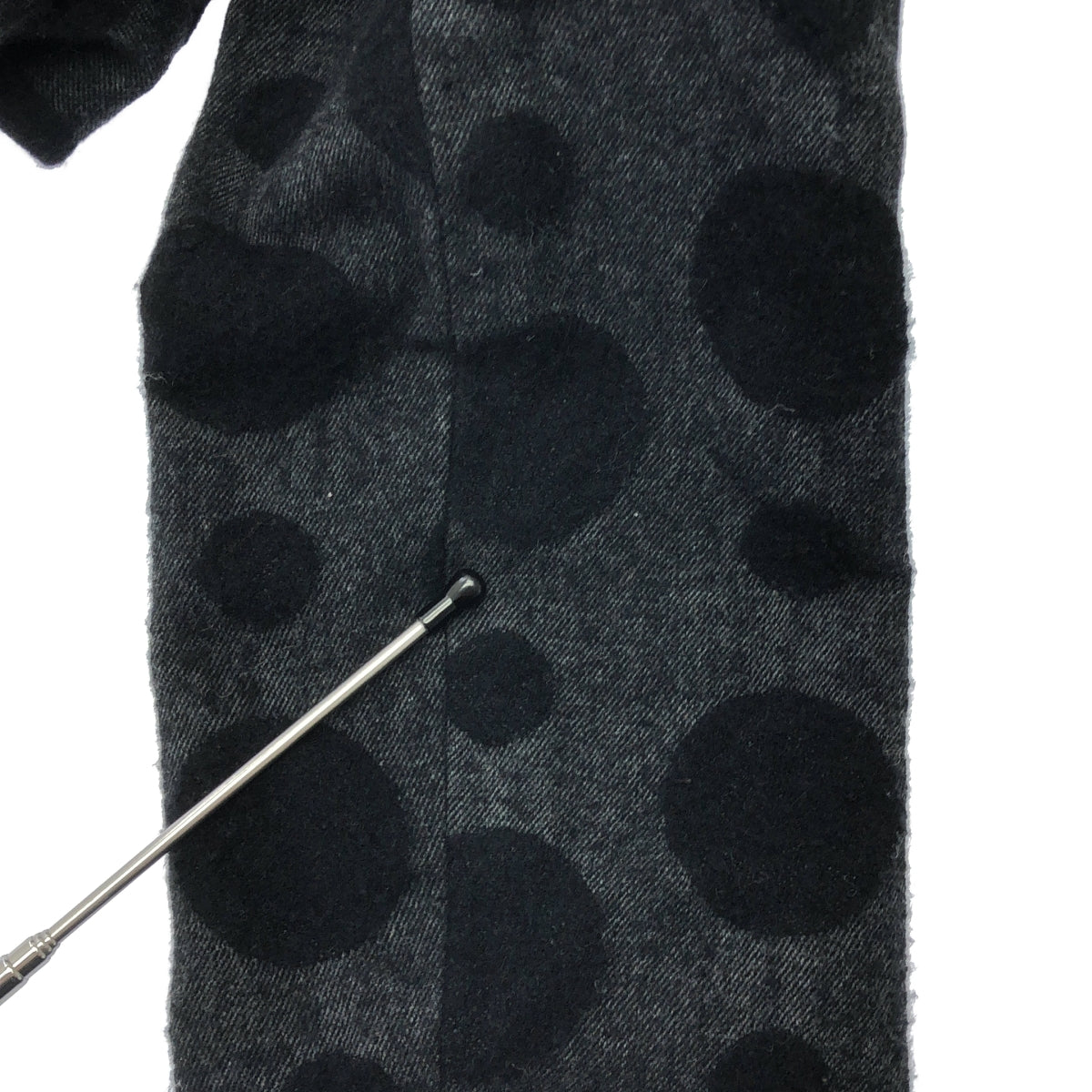 BLACK COMME des GARCONS / ブラックコムデギャルソン | 2013AW | ポルカドット ロング コート ジャケット | XXS | レディース