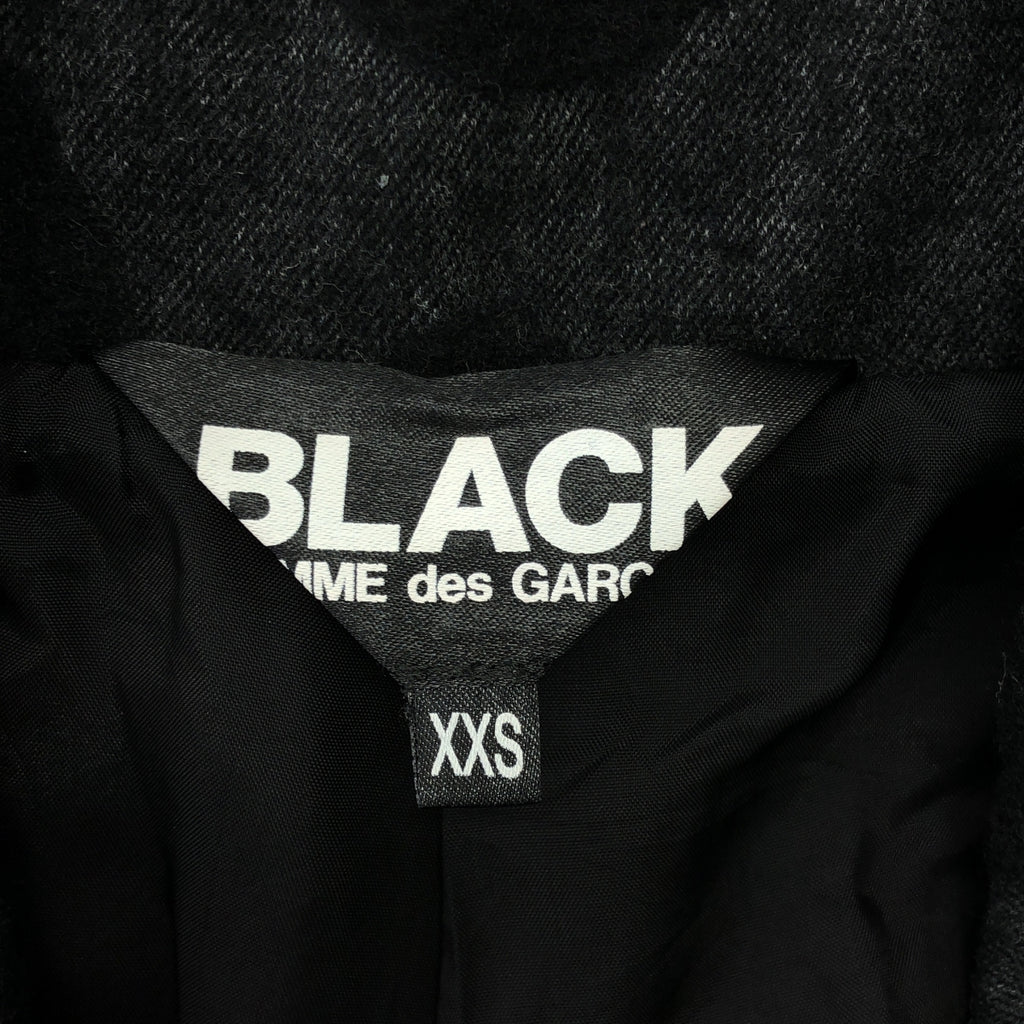 BLACK COMME des GARCONS / ブラックコムデギャルソン | 2013AW | ポルカドット ロング コート ジャケット | XXS | レディース
